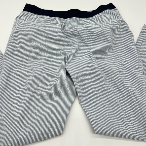 Seersucker Blue/White Pants - Picture 3 of 4